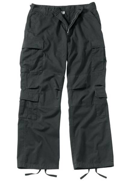 Bilde av Vintage Black Paratrooper Bukse